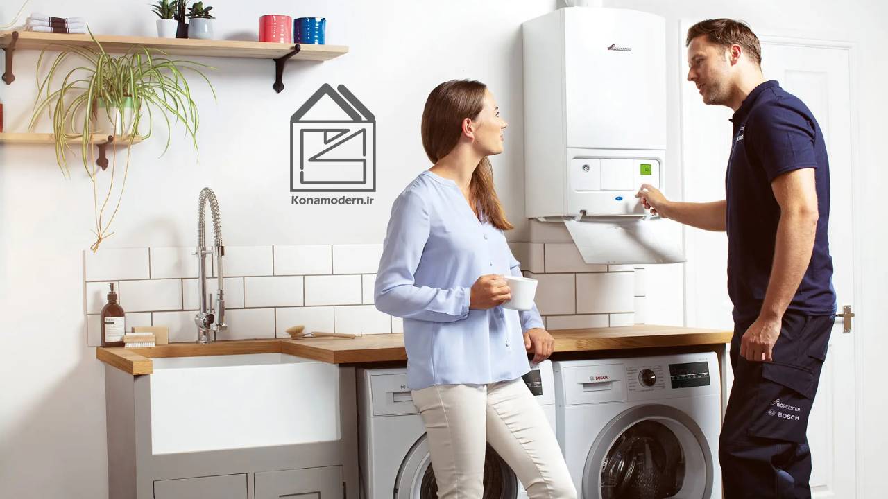 صدای عجیب پکیج اب گرمکن موتورخانه هواگیری رسوب گیری تعمیر خرابی روشن نمی شود