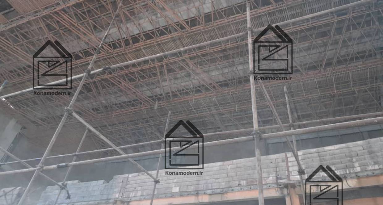 راه پله نرده راهرو جوشکاری سقف